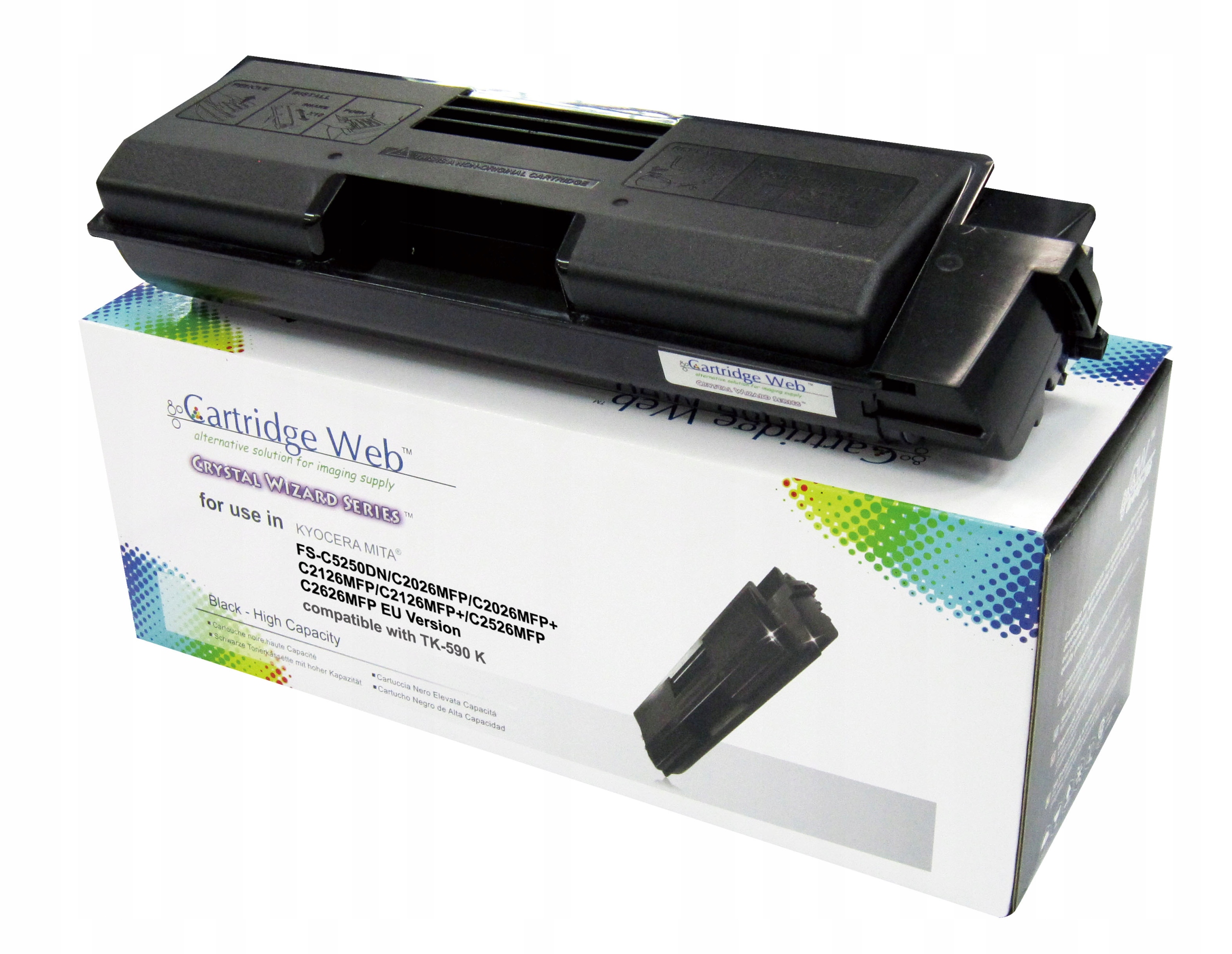 Toner Cartridge Web Black Kyocera TK590 náhradní TK-590K