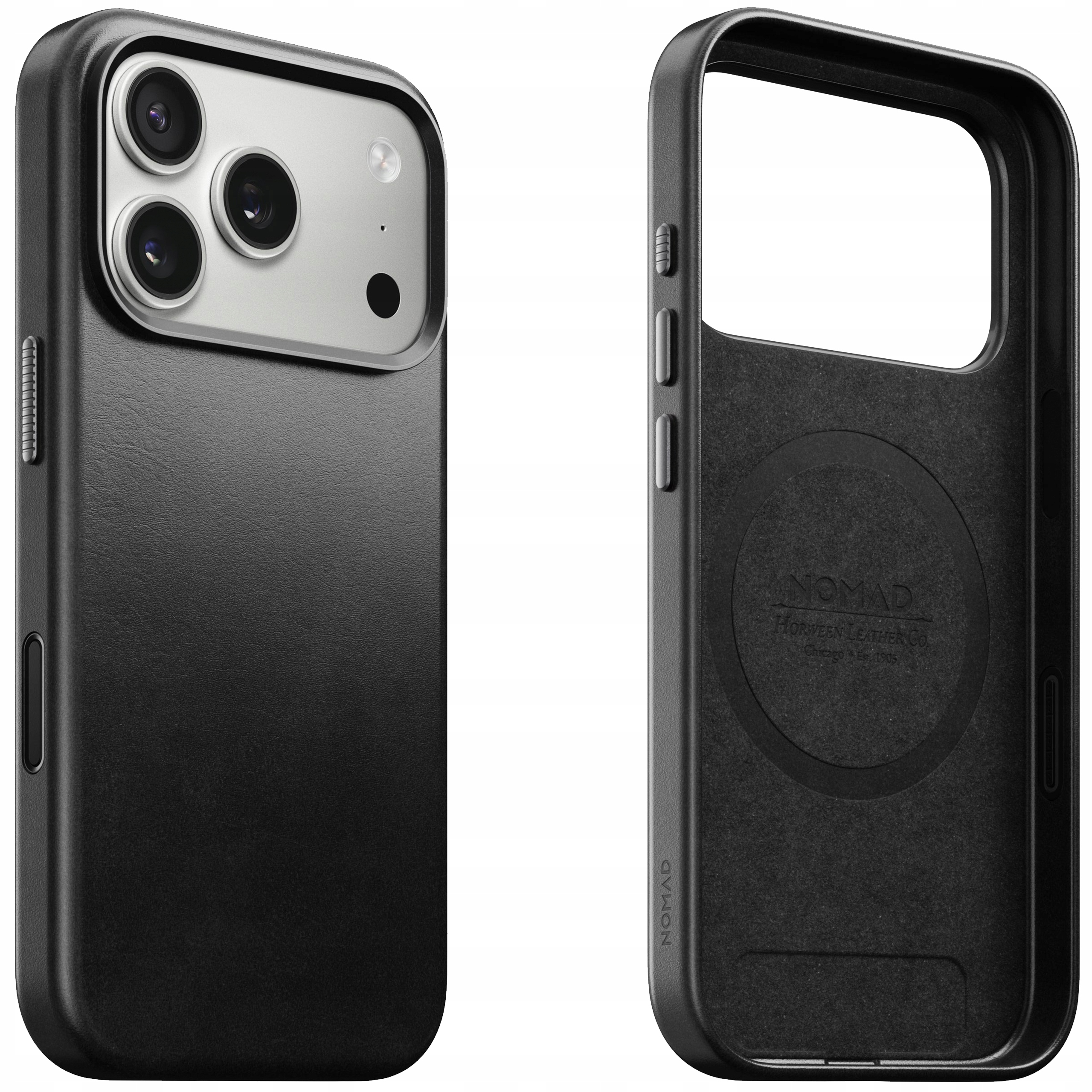 Nomad Horween Leather Case – Kožené puzdro s MagSafe pre iPhone 17 Pro Cover