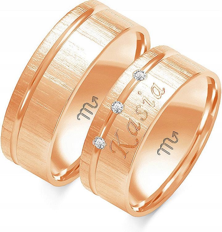 Zlatý snubní prsten svatba jemný 14K 585 r 11 12 13, originální s gravírováním