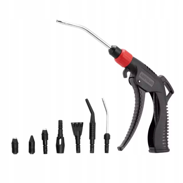 Airpress Pistolet do przedmuchu + 7 dysz w komplecie