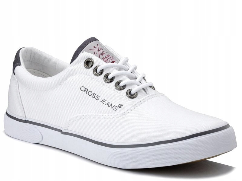 

Trampki Cross Jeans FF1R4066C Białe Męskie 43