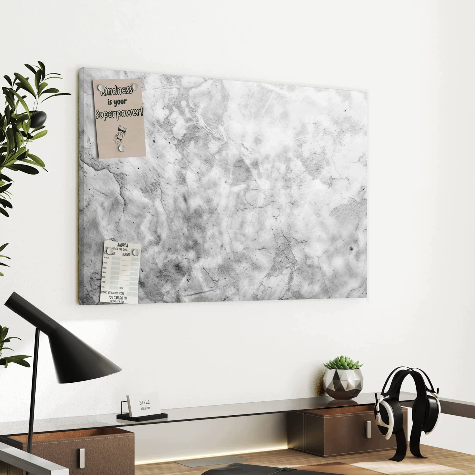Magnetická tabule Marmur Struktura 60 × 40 cm