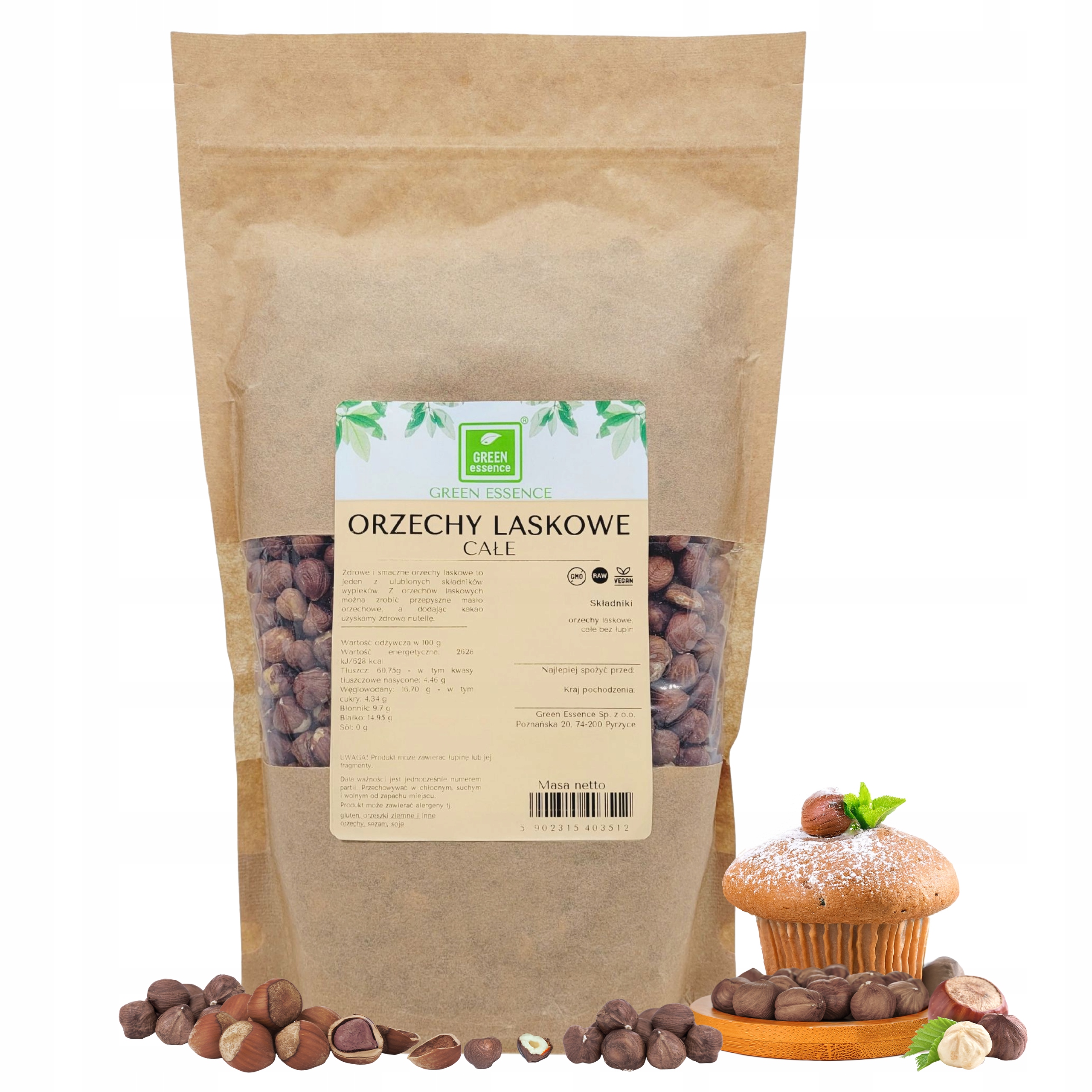 Levně Lískové Ořechy Loupané 1 kg čerstvé přírodní bez skořápky, vysoká kvalita