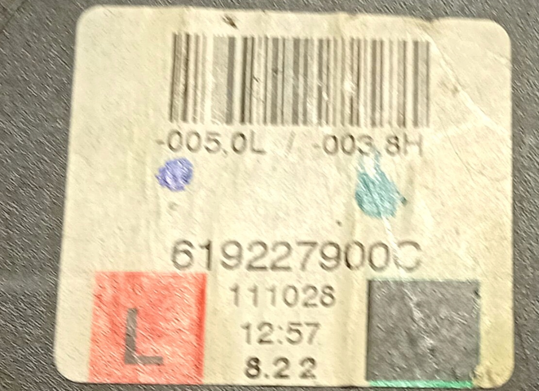 Gurten Sicherheits hinten OPEL ZAFIRA C