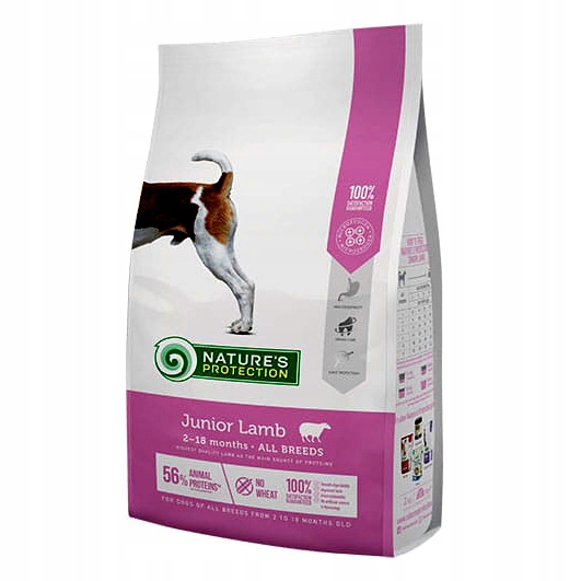 Levně Nature's Protection Junior Lamb suché krmivo pro psy 7,5 kg