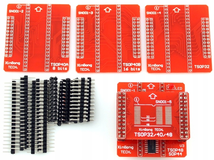 Adapter TSOP32/40/48 do program. TL866A/CS _SN:001