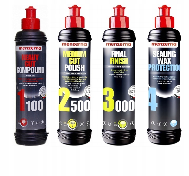 Menzerna Pasty HCC1100 + MCP2500 + FF3000 + SW