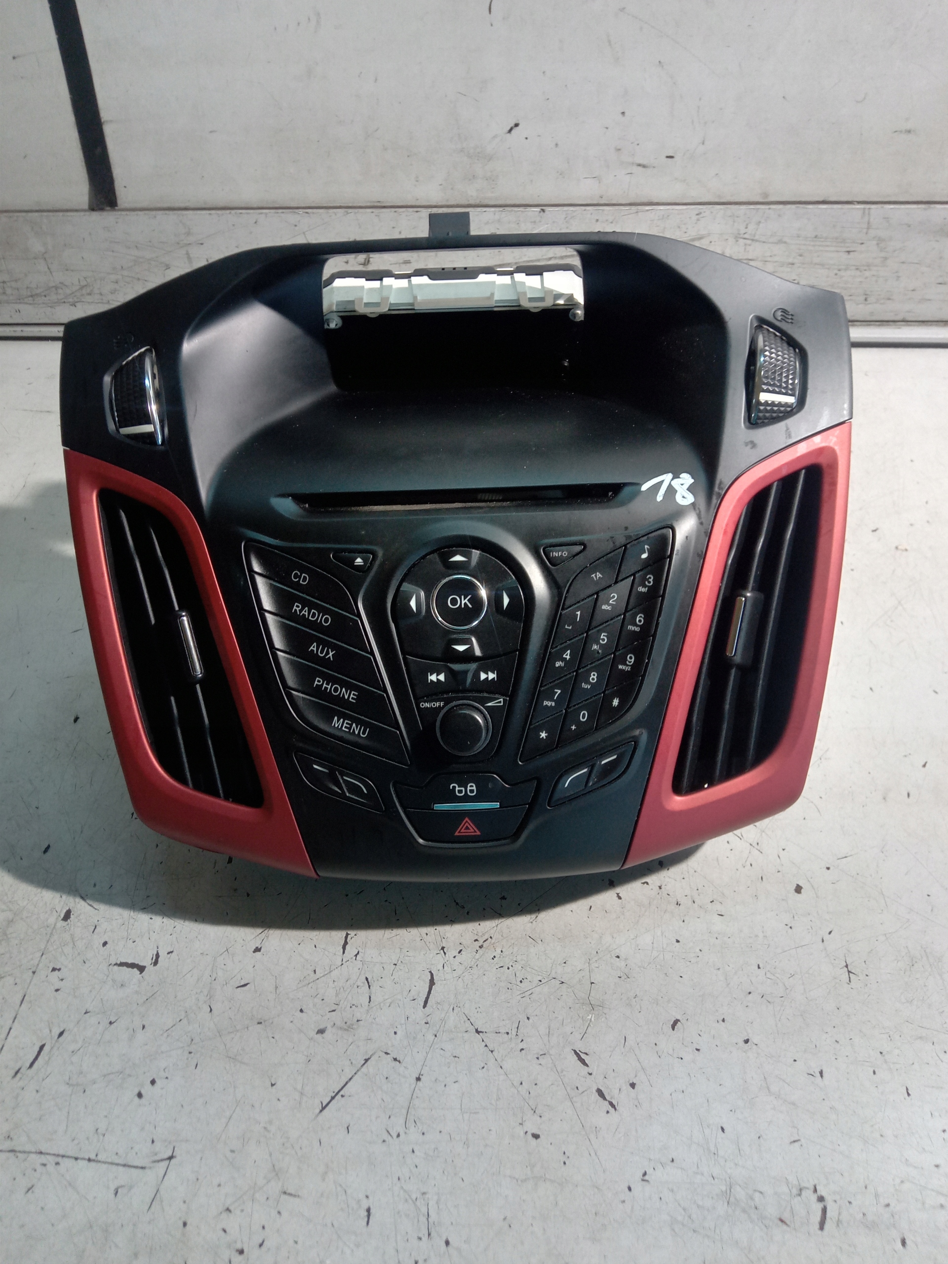 BM5T-18C815-HF - FORD FOCUS MK3 РАДИО ПАНЕЛЬ ДИСПЛЕЙ