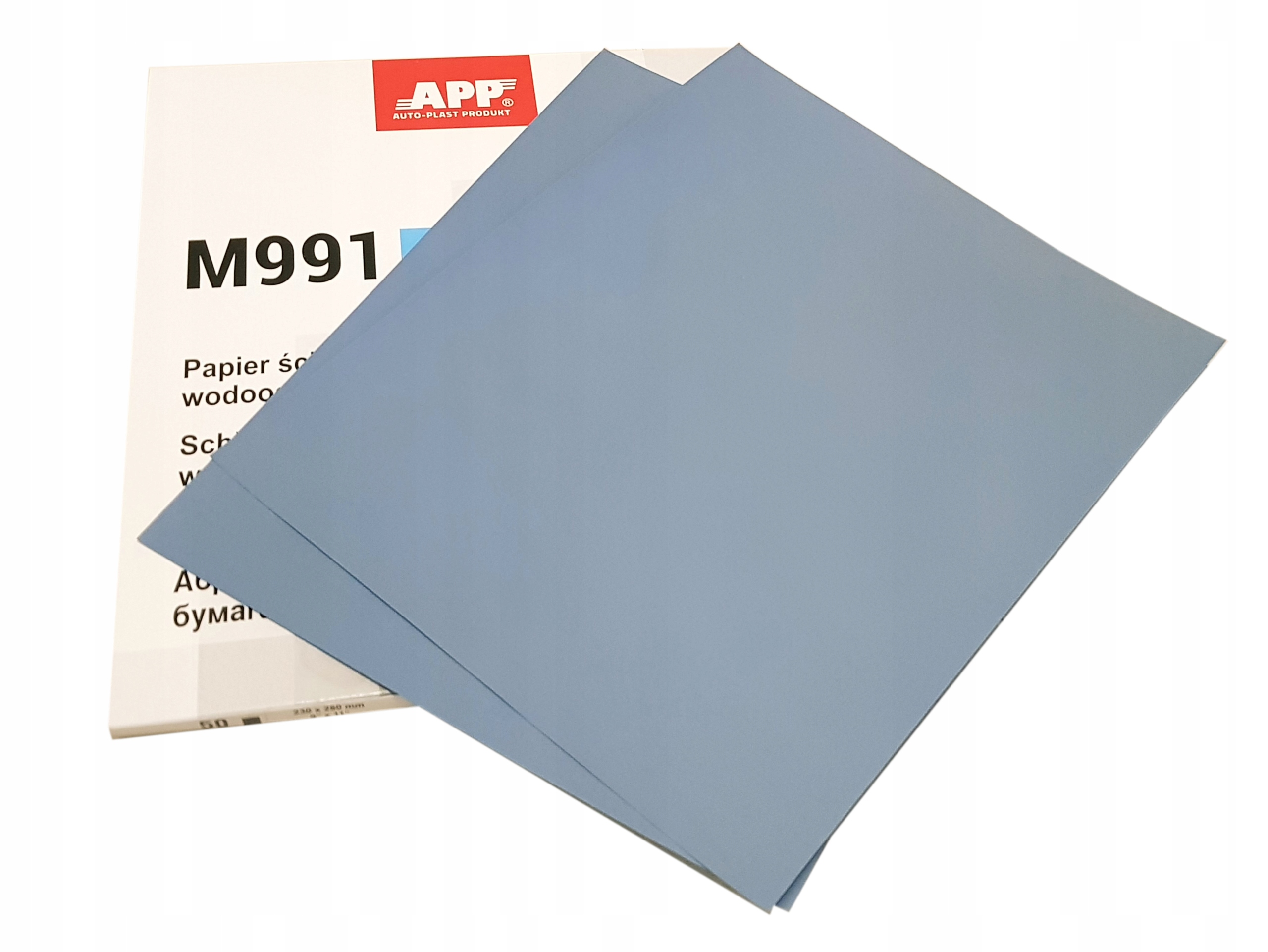 Papier Ścierny Wodoodporny P2500 App na mokro App M991