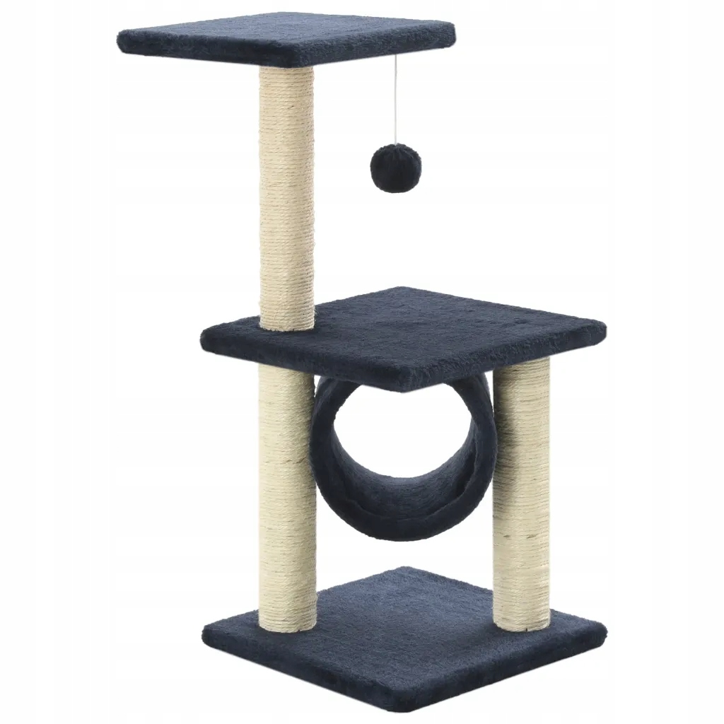 Levně Škrabadlo pro kočky se sisalovými sloupky, 65 cm, hra
