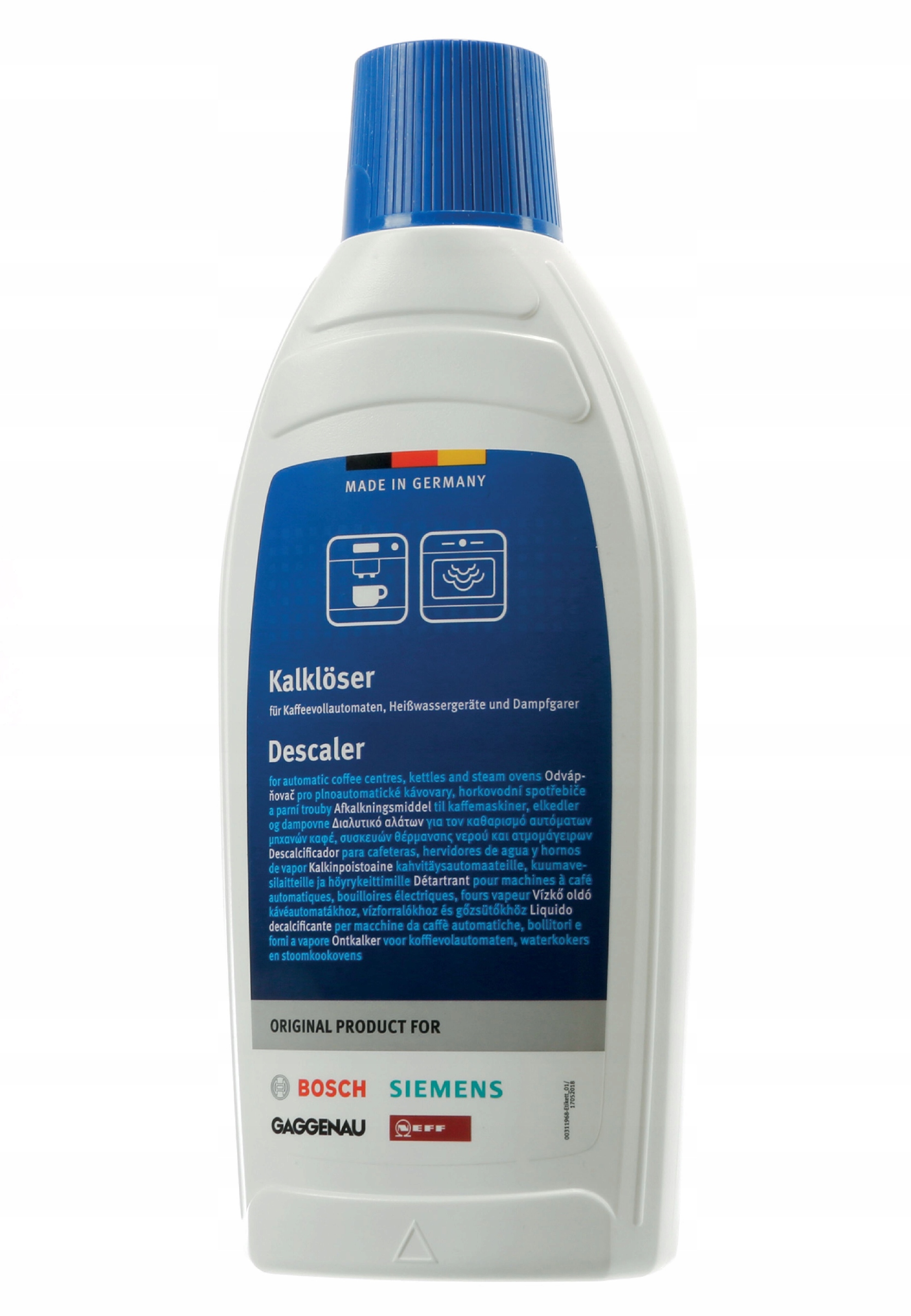 

Odkamieniacz płyn 500 ml do ekspresu Bosch Siemens