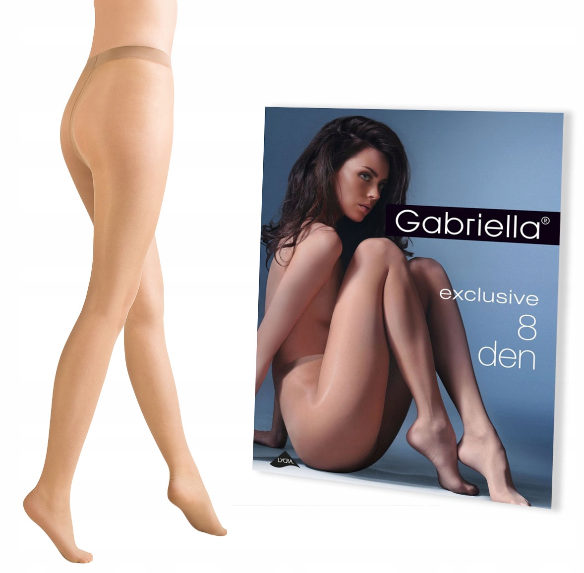 

Gabriella rajstopy damskie Exclusive 8DEN 4 beige