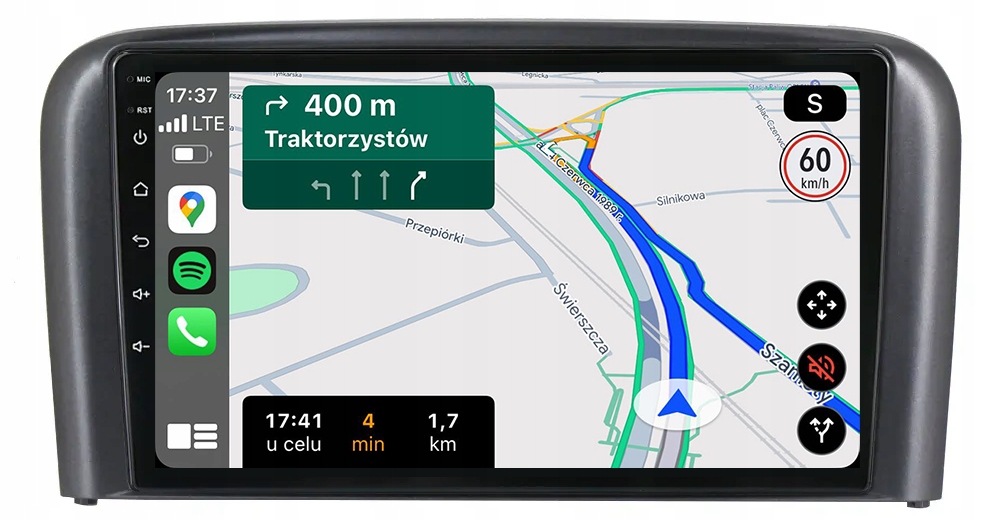 Volvo S80 1998-2006 Rádio Navigace Android Carplay Mapy 8GB/128GB Dsp