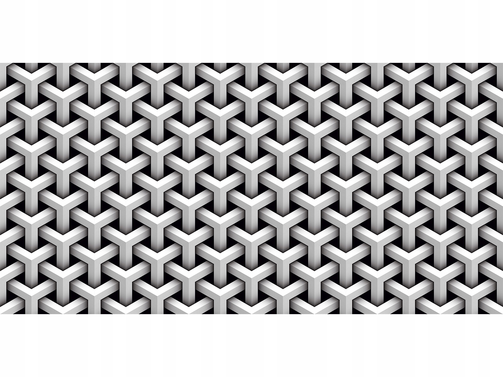 Mata ochronna 120x60 na Biurko Abstrakcja Biała