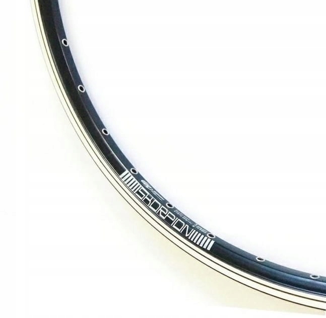 Mocna Obręcz RODI SKORPION 26'' MTB City Trek 32H czarna 559x19 oczkowana