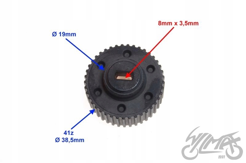 KOŁO NAPĘDU DOZOWNIKA OLEJU DO PIAGGIO ZIP 2T Producent WZMOTO