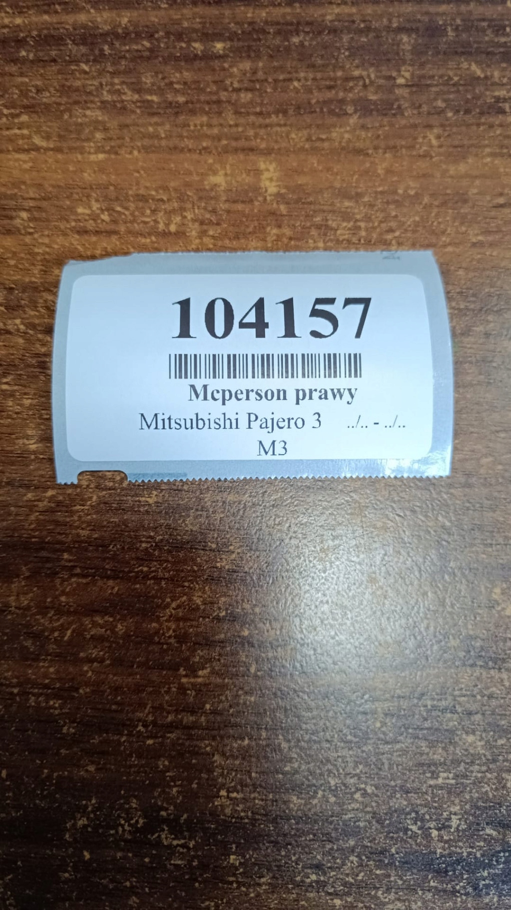 MITSUBISHI PAJERO 3 3.2 DID McPherson right front