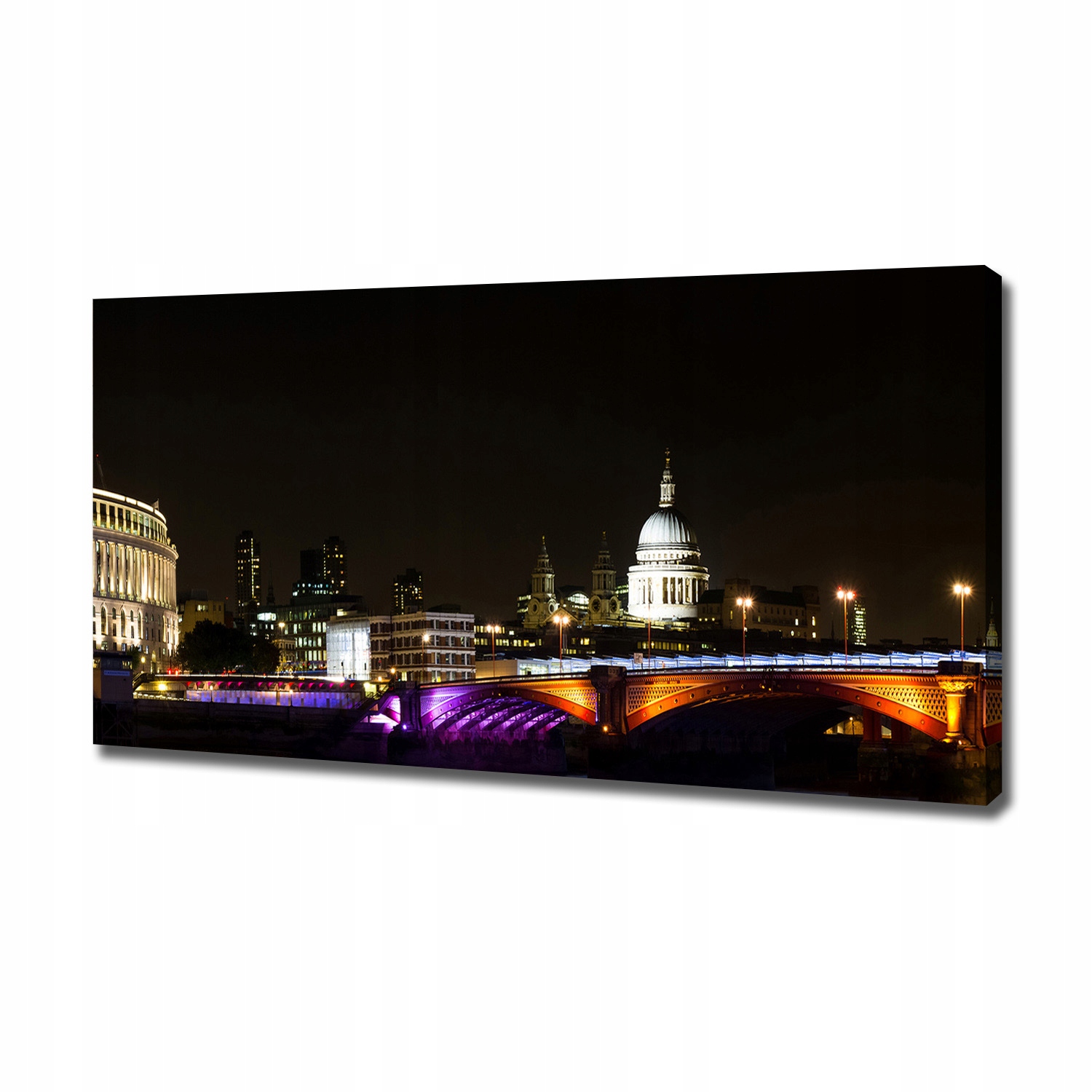 

Foto obraz canvas na ścianę Most nocą 120x60 cm