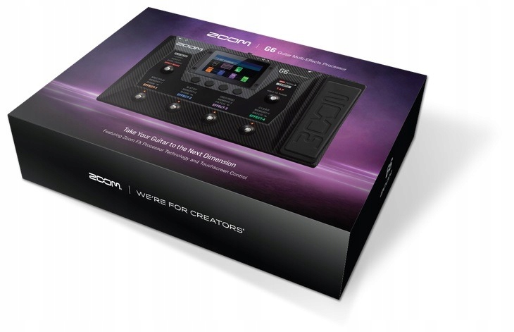 ZOOM G6 - MULTIEFEKT GITAROWY, PROCESOR DO GITARY EAN (GTIN) 4515260023608