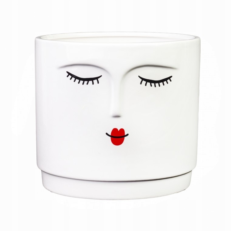 

Osłonka Głowa Ø13cm Yoko ceramiczna doniczka Twarz