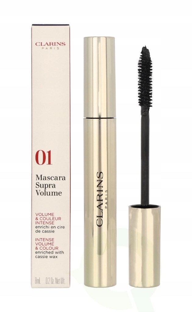 Clarins Supra Volume Mascara 01 Intense Black 8 ml řasenka na řasy