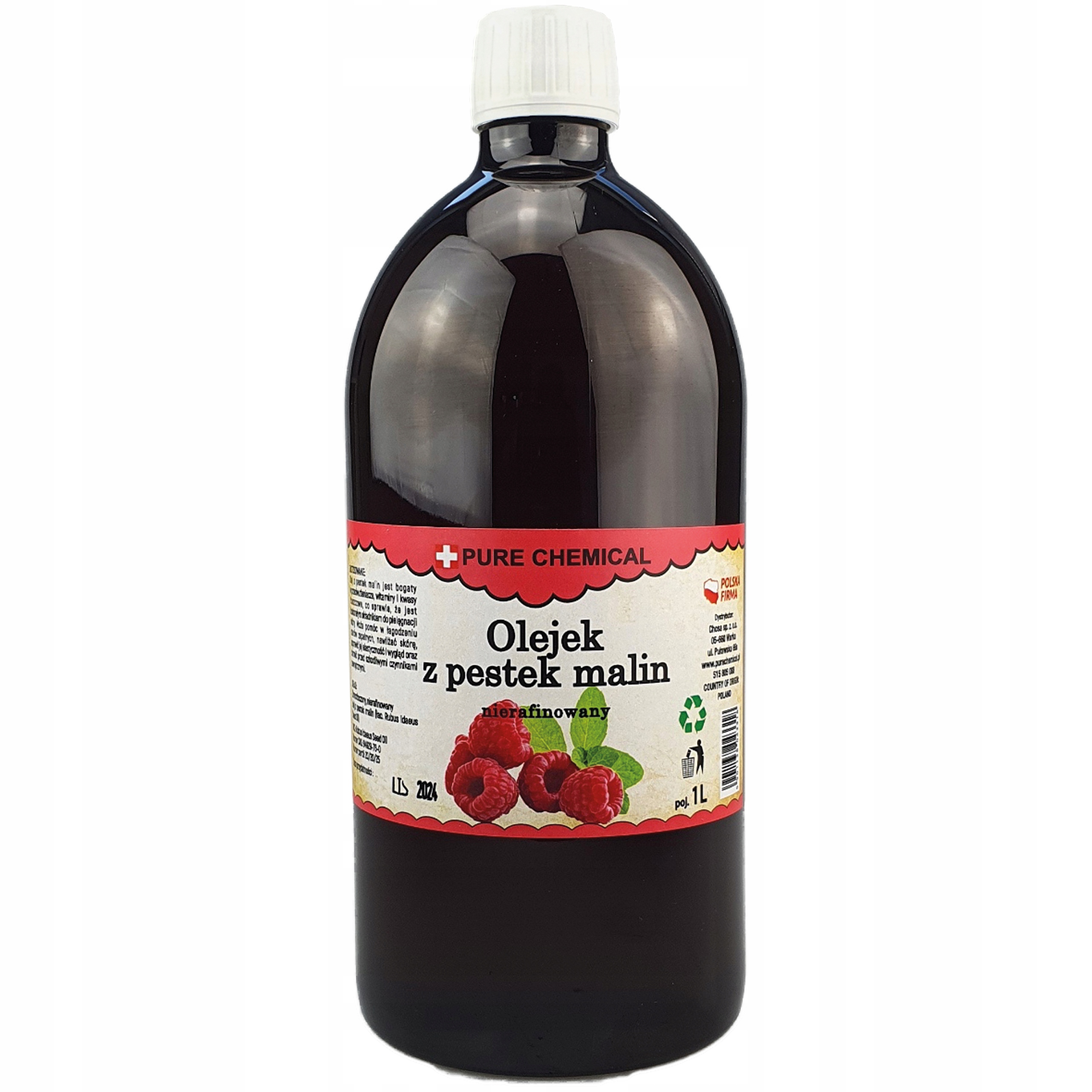 Olej Z Malinových Jader Nerafinovaný Přírodní 1 l