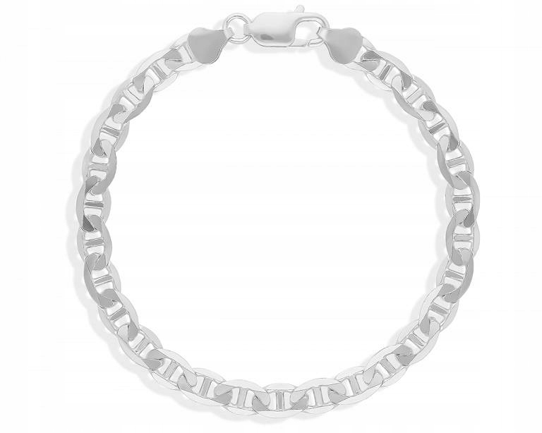 Pánský stříbrný náramek široký Gucci Ag 925, 23 cm