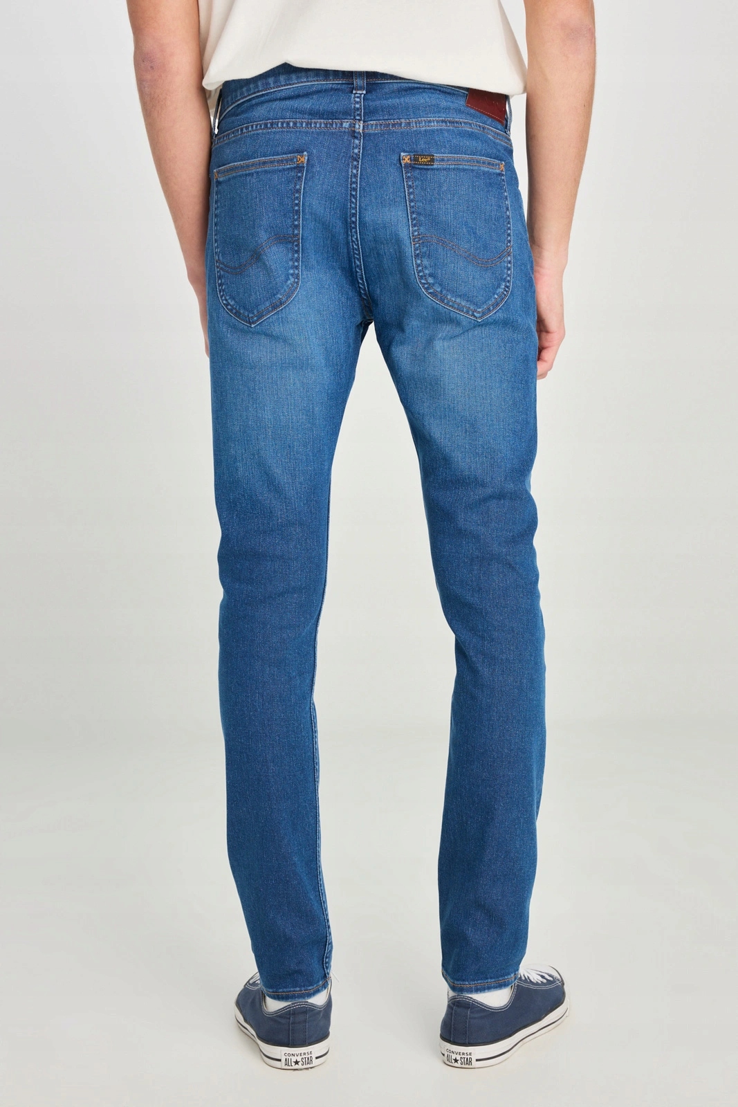 Pánské zúžené džínové kalhoty Lee Luke Deep Blue 112388494 33/32