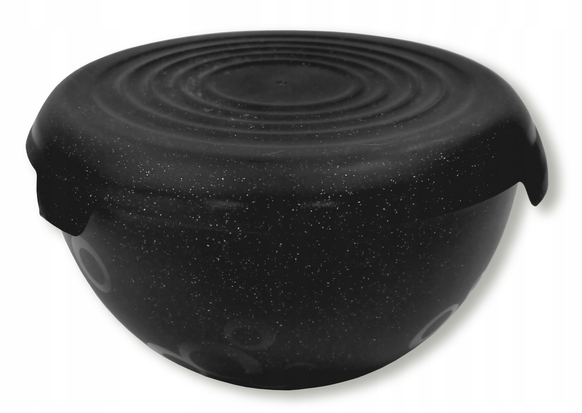 MISKA PLASTIKOWA 6L Z POKRYWKĄ CZARNA PRODUCENT