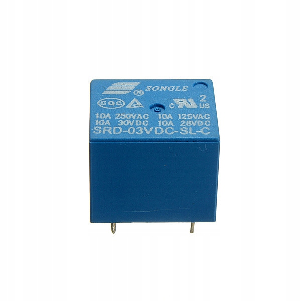 

Przekaźnik 3 3.3V 10A SRD-03VDC-SL-C