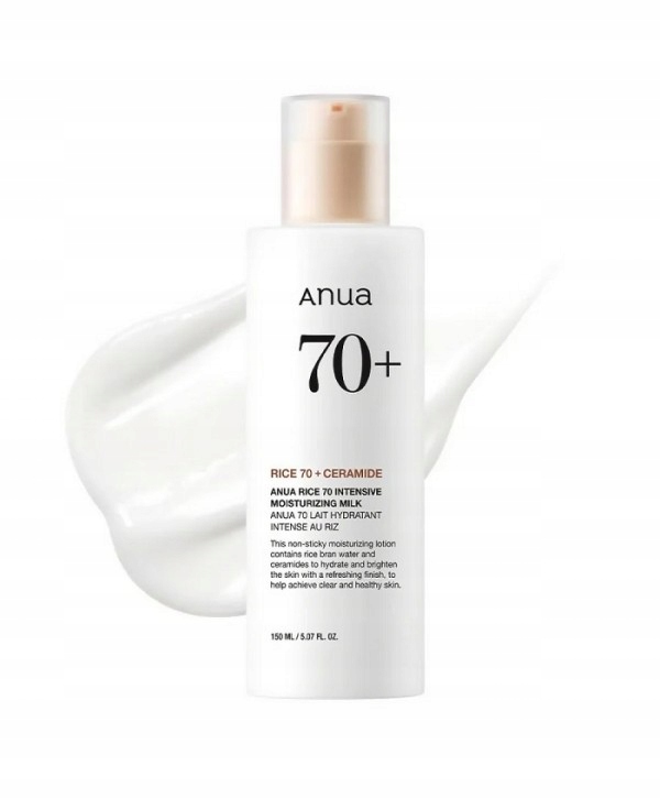 Anua Rice 70 Intensive Moisturizing Milk 150 Ml – Intenzivní hydratační mléko s rýží