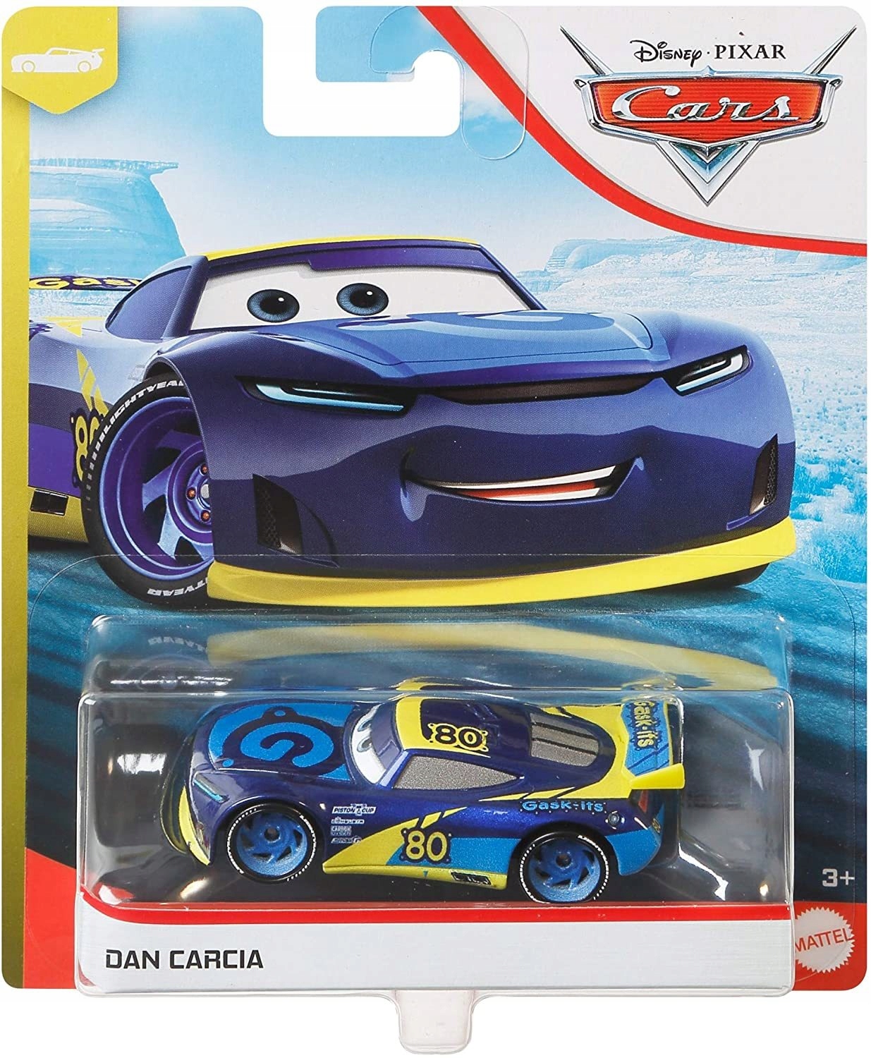 

Mattel Cars Auta Dan Carcia Gask-its 80 1:55 Nowy