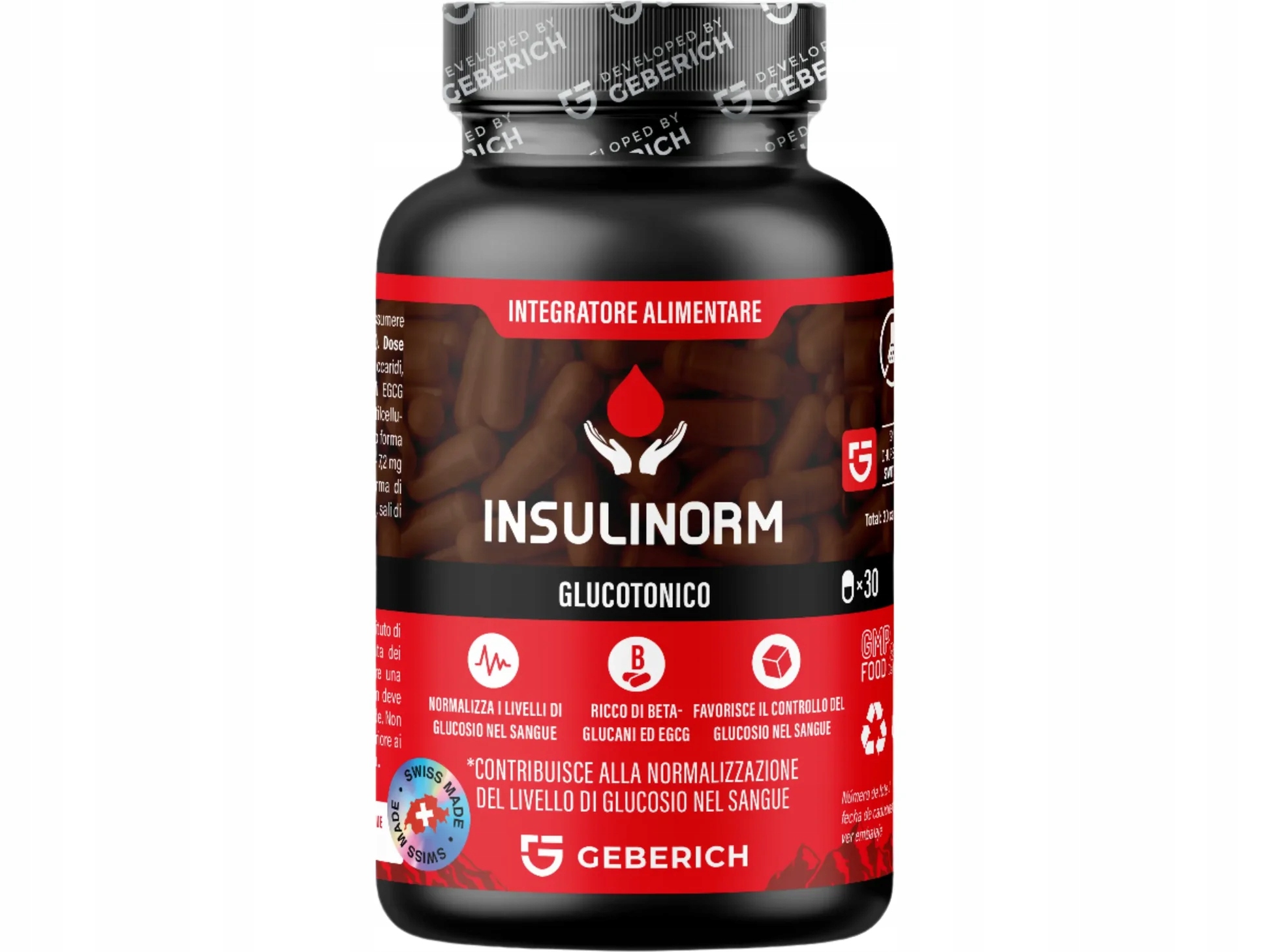 Insulinorm Berberyna Zielona Herbata Shiitake Metabolizm 30 kaps