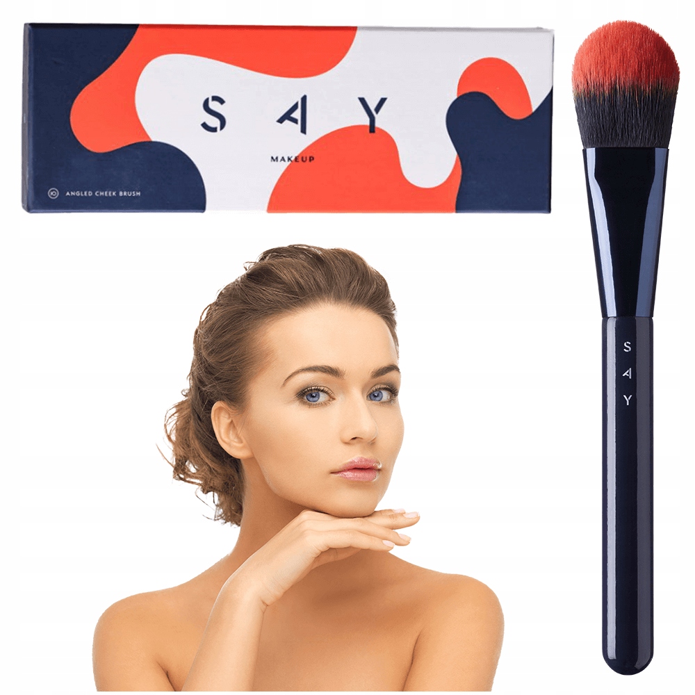 Štětec na nanášení make-upu, syntetické štětiny Say MakeUp č.