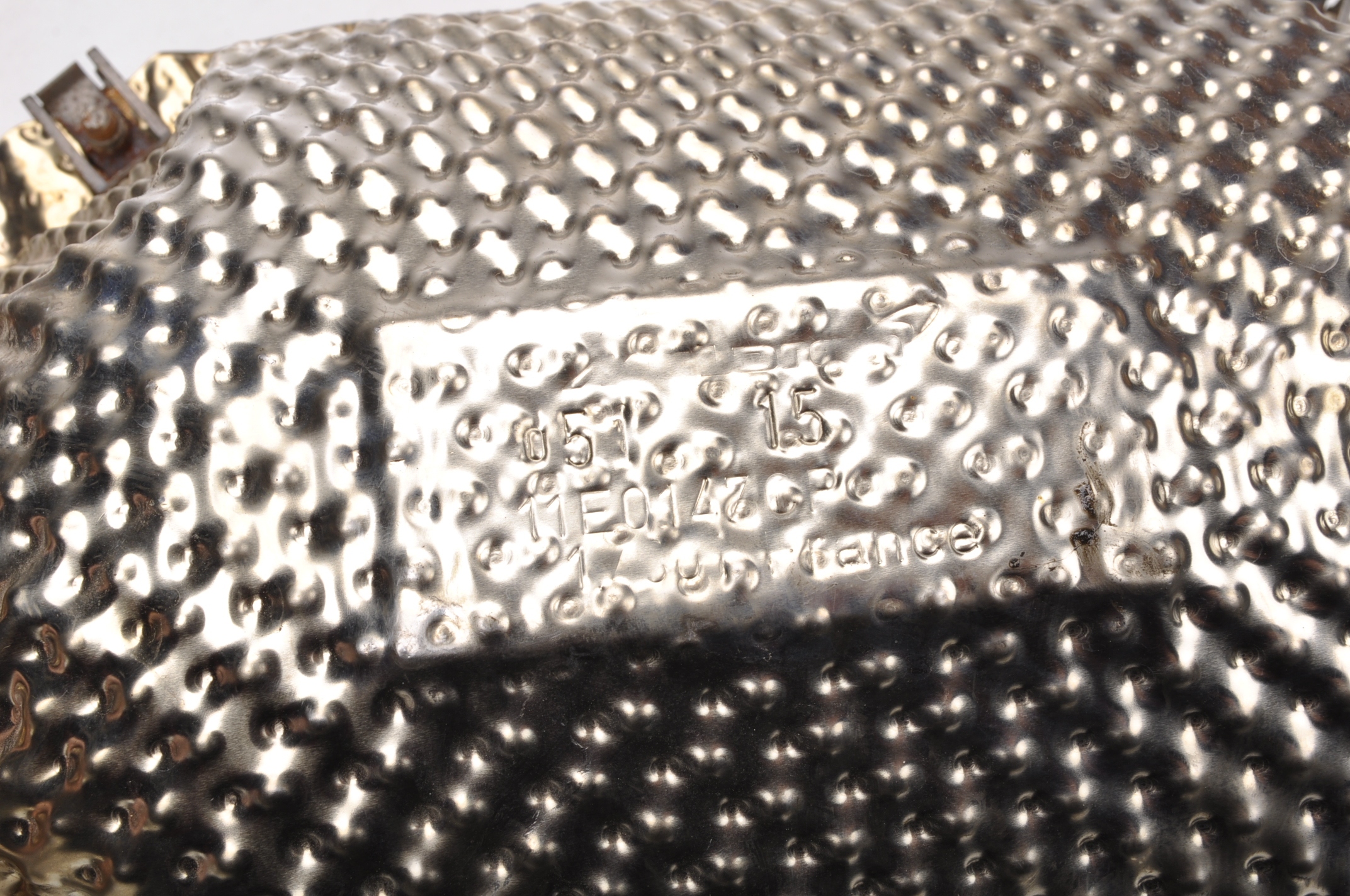 MCLAREN 650S 3 8 V8 OSLONA OBUDOWA TERMICZNA Part number KATALIZATORA 11E0148CP 11E0147CP