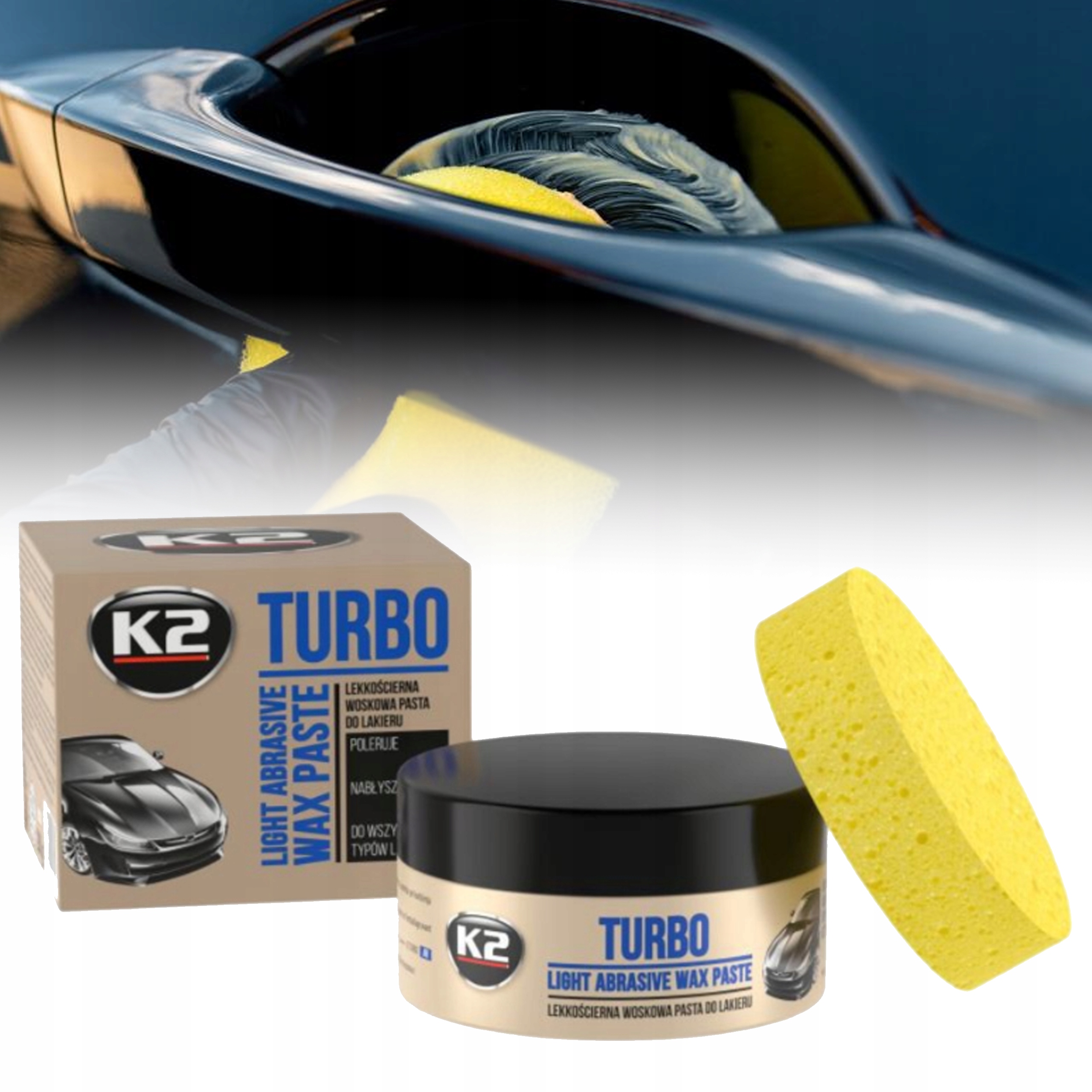 K2 Turbo Pasta Do Polerowania Lakieru Samochodu Turbo 250G Tempo