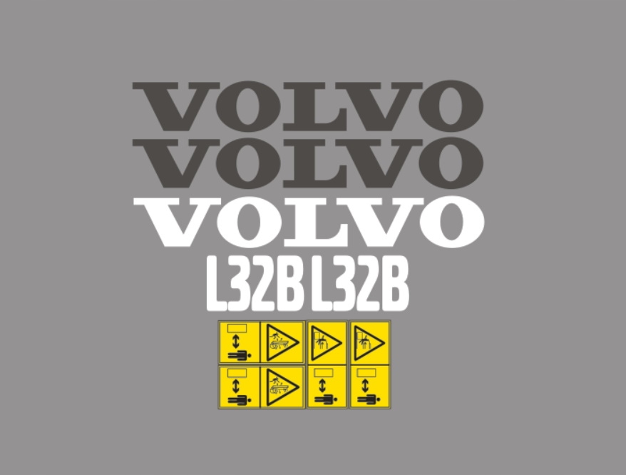 Samolepky s nálepkou Volvo L32B