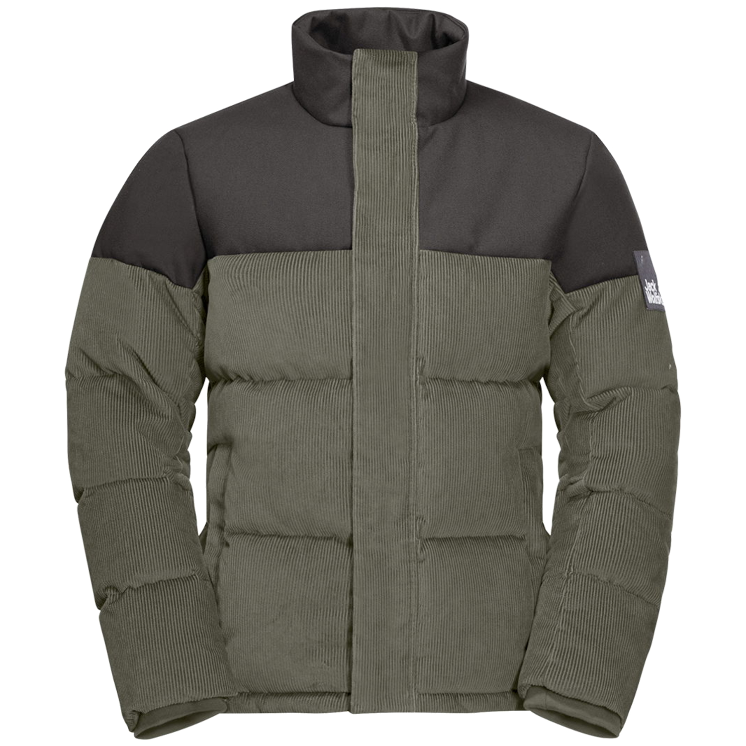 Jack Wolfskin Nature Corduroy Jkt M [L] Pánská bunda Polyester Zelená
