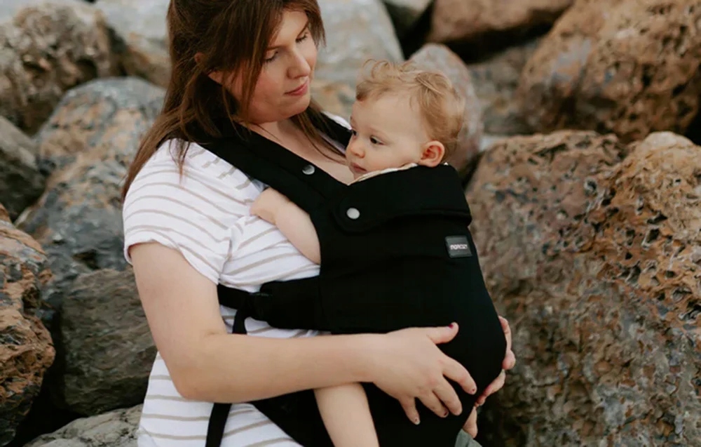 Nosidełko Dla Niemowląt Dziecka Momcozy Bc001-bl00nb-a Na Przód Wygodne Stan opakowania oryginalne