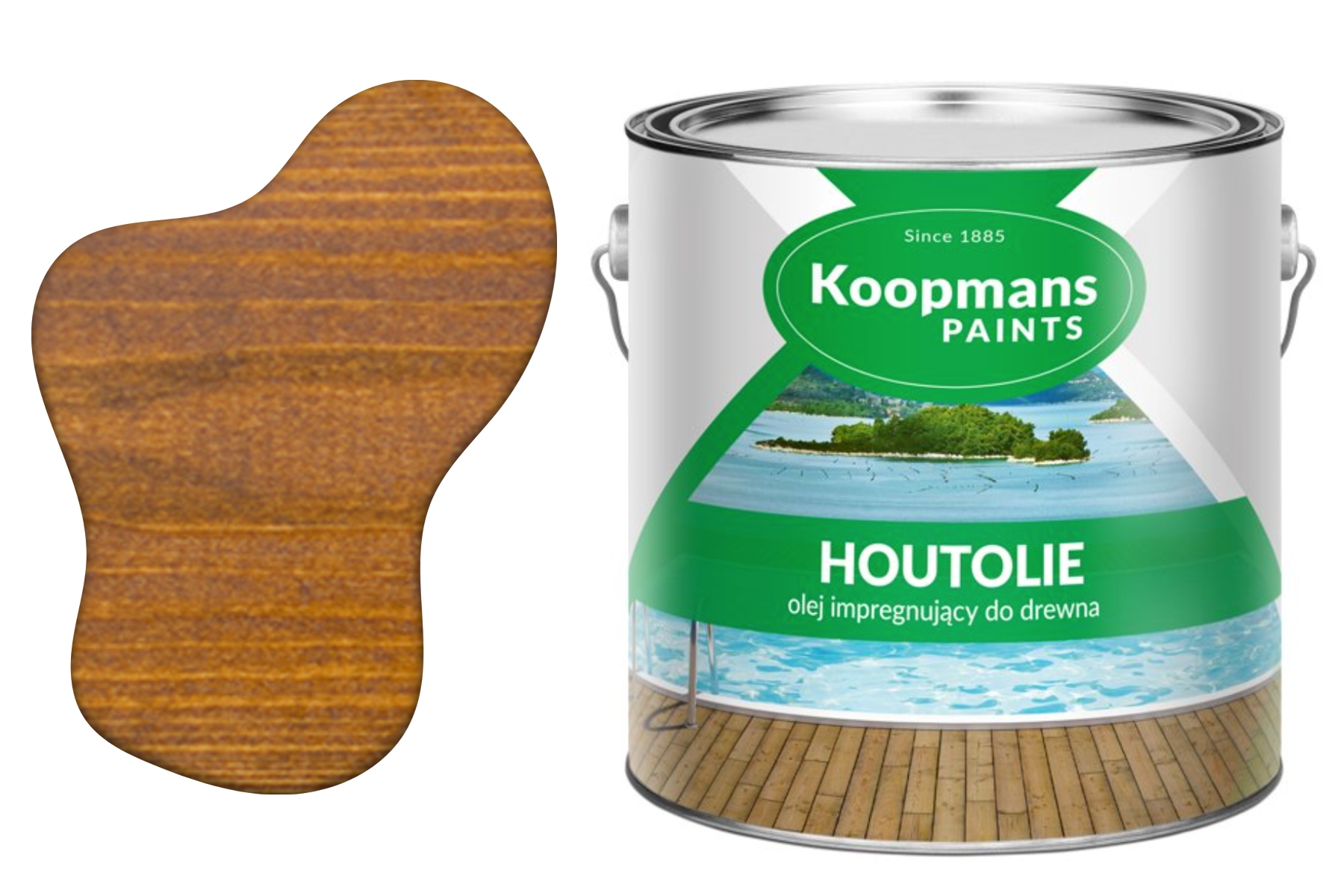 Impregnační olej Perkoleum Houtolie 108 5 l Argentinský palisandr Koopmans