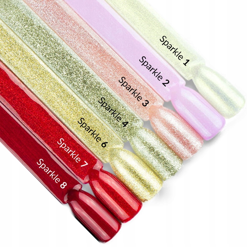 Claresa Sparkle sada celá Kolekce hybridních brokátů 6 Ks