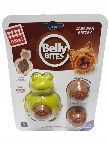 

Gryzak żabka belly bites z łakociami gigwi zabawka
