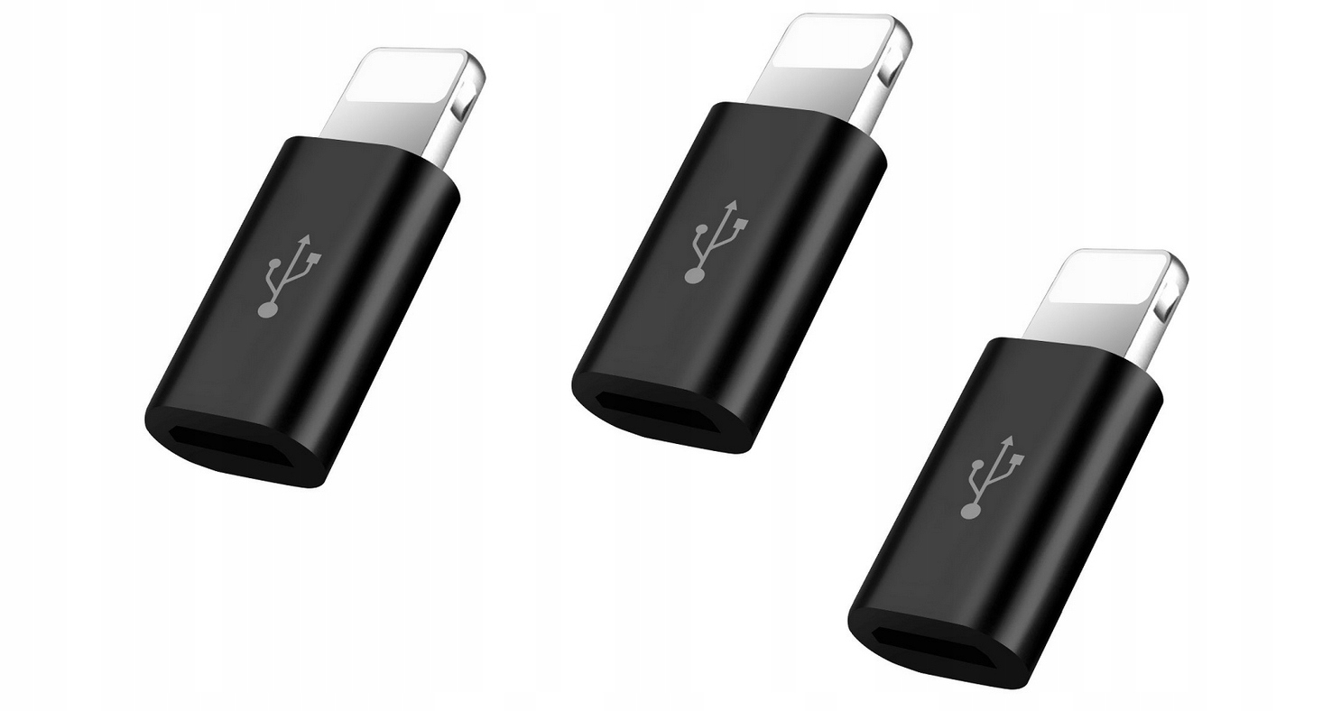 

3 x Adapter micro Usb -iPhone lightning przejściów