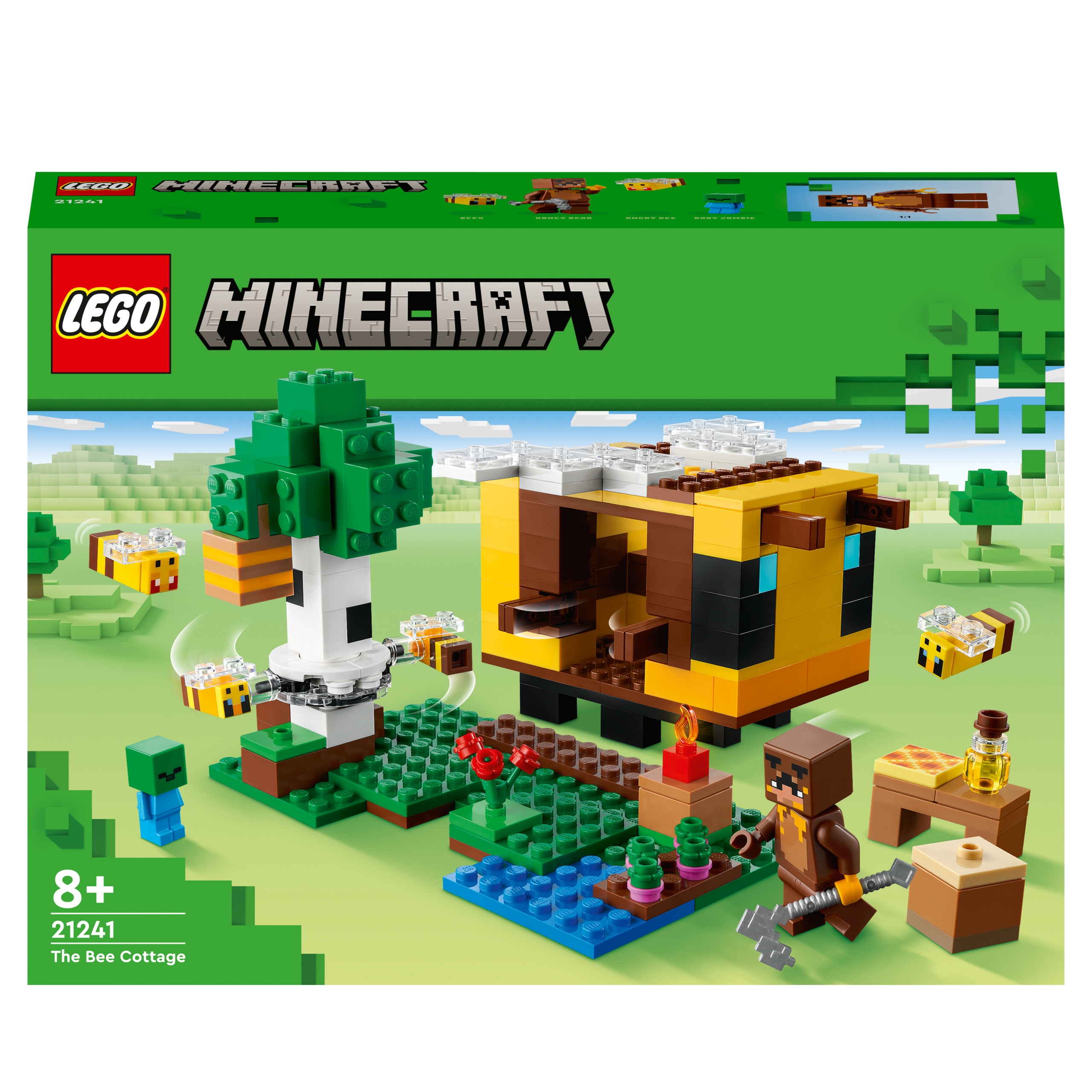LEGO Minecraft Pszczeli ul 21241 254 elementy 8+