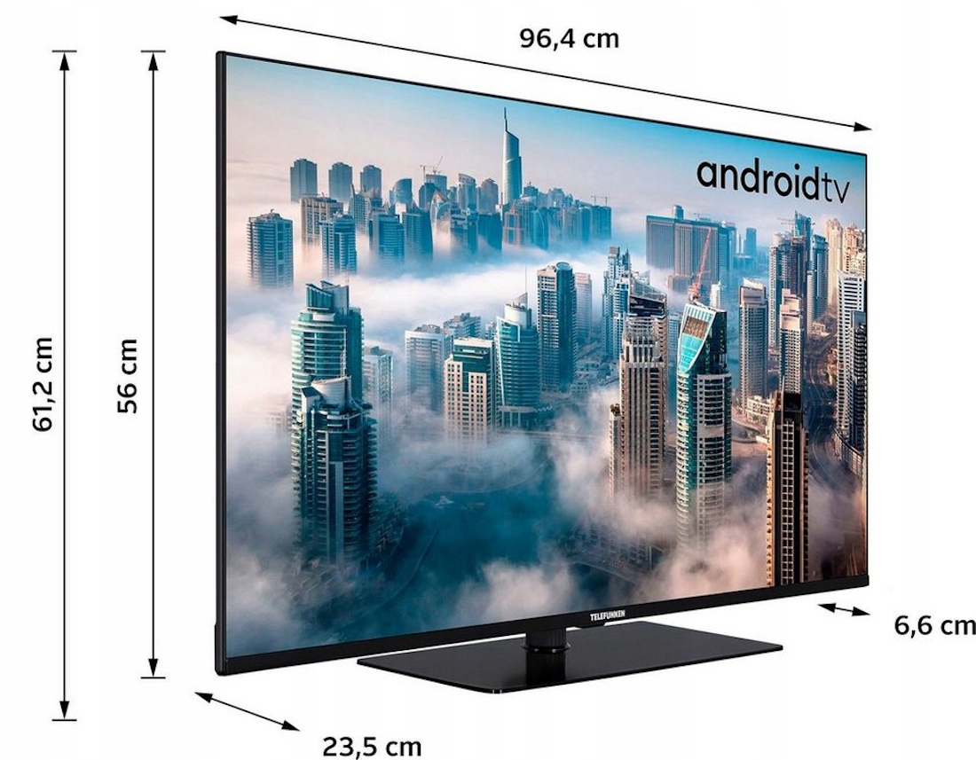 SMART TV 43 TELEFUNKEN D43V950M2CWH 4K Android 11 - Sklep, Opinie, Cena w