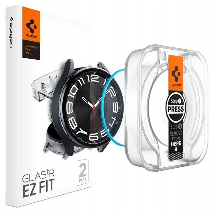 Szkło Hartowane Spigen Glas.tr Ez Fit 2SZT do Samsung Watch 6 Classic 43mm