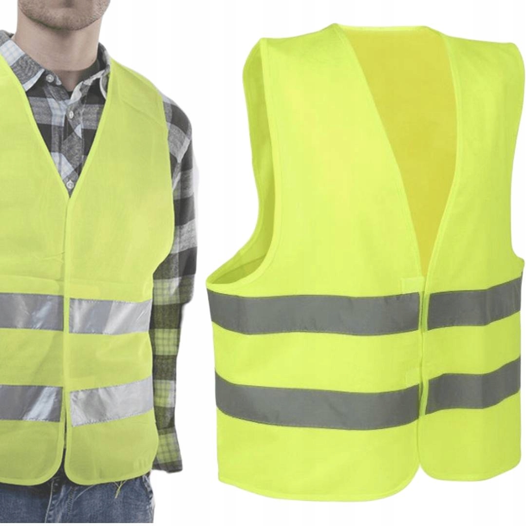 

Kamizelka Odblaskowa Ostrzegawcza Drogowa Bhp