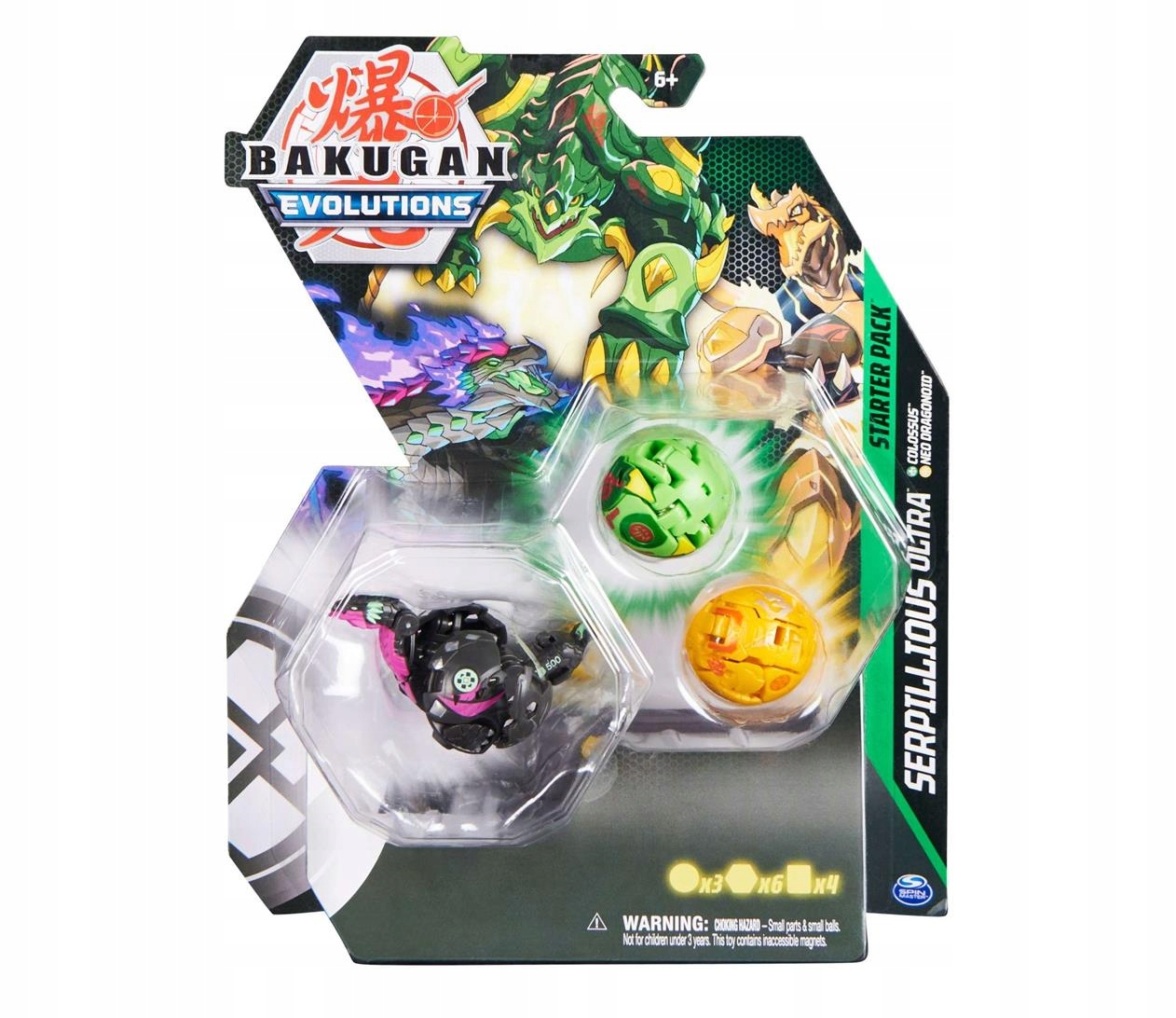 

Spin Master Bakugan Evolustions zestaw startowy 74