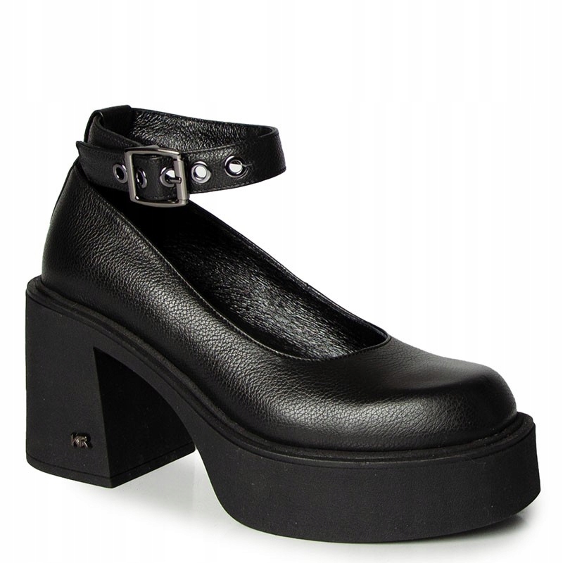 Karino 5638 Černé Kožené Lodičky 37