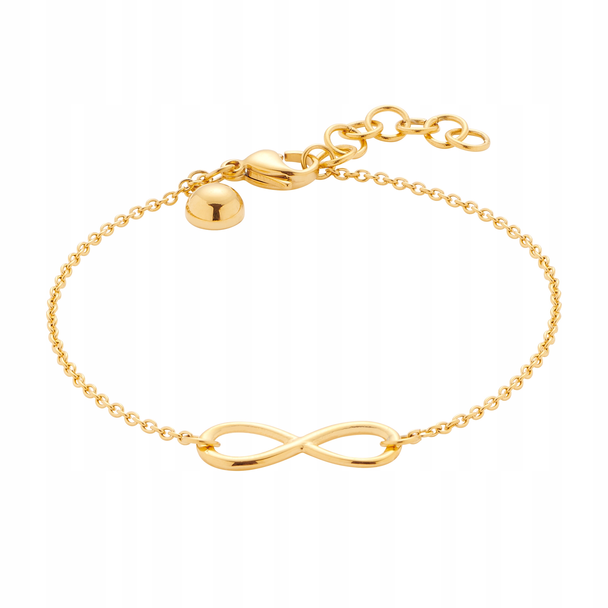 Zlatý magnetický náramek Nekonečno Na řetízku Ocel Regulovatelný